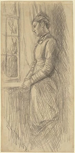 Solitude: Miss Vesta Rollinstall, 1878. Creator: Edwin Austin Abbey