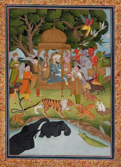 Framed Print : Solomon as the King of the Three Worlds, between c1775 and c1800. Creator: Unknown Framed Print : Solomon as the King of the Three Worlds, between c1775 and c1800. Creator: Unknown