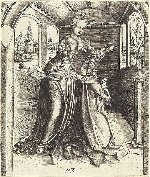 Solomon Worshipping False Gods, 1501. Creator: Master MZ