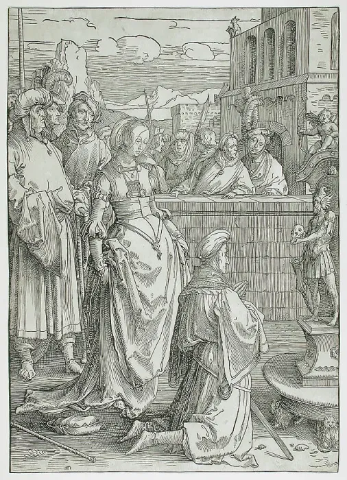 Framed Print : Solomon's Idolatry, c1514. Creator: Lucas van Leyden Framed Print : Solomon's Idolatry, c1514. Creator: Lucas van Leyden