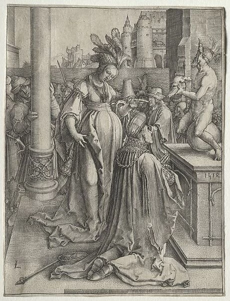 Solomons Idolotry, 1514. Creator: Lucas van Leyden (Dutch, 1494-1533)