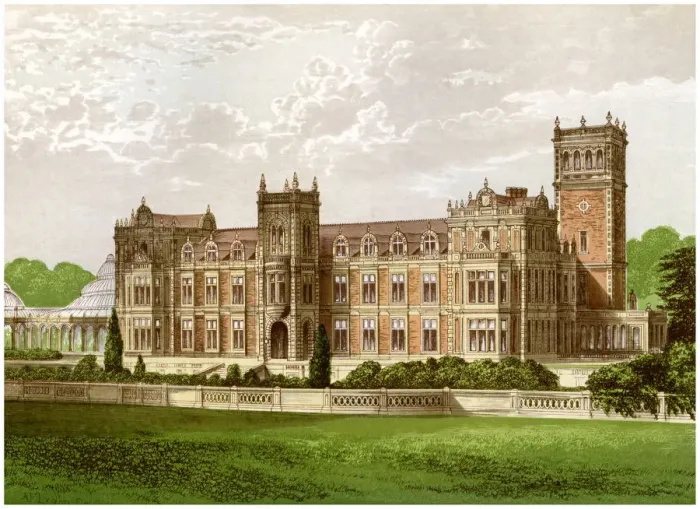 Framed Print : Somerleyton, Suffolk, home of Baronet Crossley, c1880 Framed Print : Somerleyton, Suffolk, home of Baronet Crossley, c1880