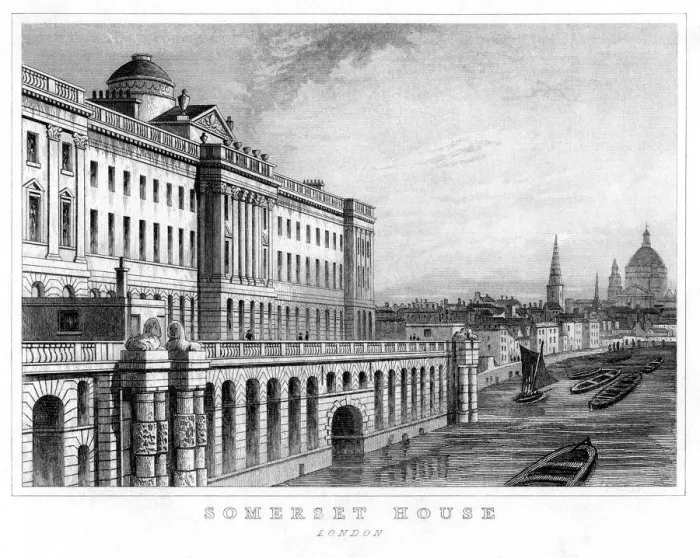 Framed Print : Somerset House, Westminster, London Framed Print : Somerset House, Westminster, London