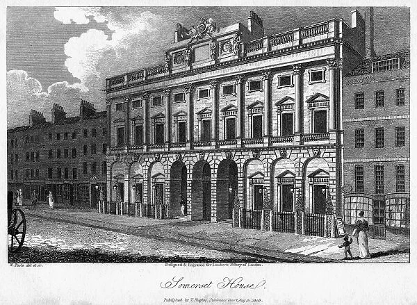Somerset House, Westminster, London, 1805. Artist: W Poole