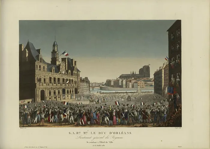 Framed Print : Son Altesse Royale Monseigneur le duc d'Orléans, lieutenant général du royaume... 1830-1831. Creator: Courvoisier-Voisin, Henri (1757-1830) Framed Print : Son Altesse Royale Monseigneur le duc d'Orléans, lieutenant général du royaume... 1830-1831. Creator: Courvoisier-Voisin, Henri (1757-1830)