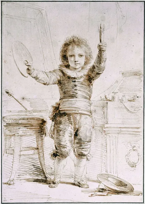 Framed Print : The Son of the Artist, c. 1793. Artist: Fuger, Heinrich Friedrich (1751-1818) Framed Print : The Son of the Artist, c. 1793. Artist: Fuger, Heinrich Friedrich (1751-1818)