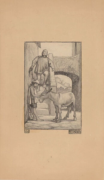 The Son and the Donkey, 1863. Creator: Elihu Vedder