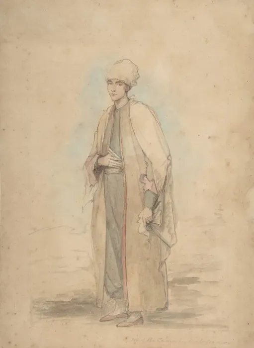 Framed Print : Son of the Tunisian Ambassador, 1780. Creator: Ozias Humphry Framed Print : Son of the Tunisian Ambassador, 1780. Creator: Ozias Humphry