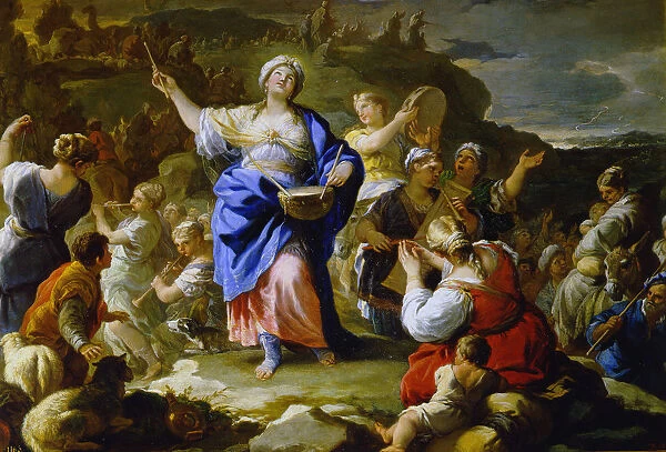 The Song of Miriam the Prophetess, 1687. Artist: Giordano, Luca (1632-1705)
