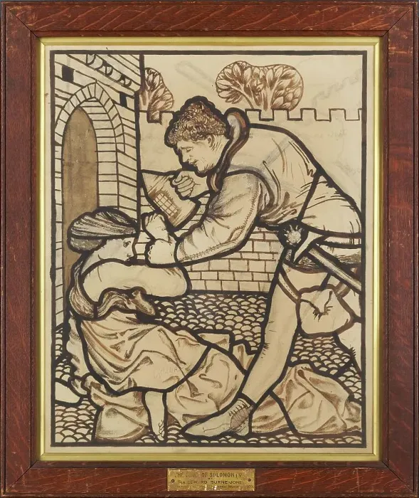 Framed Print : The Song of Solomon - The Watchman that went about the City, 1862-3. Creator: Sir Edward Coley Burne-Jones Framed Print : The Song of Solomon - The Watchman that went about the City, 1862-3. Creator: Sir Edward Coley Burne-Jones