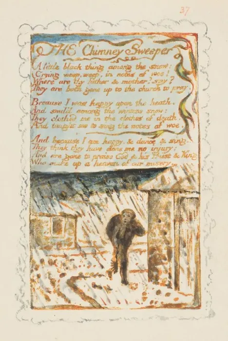 Framed Print : Songs of Innocence and of Experience: The Chimney Sweeper, ca. 1825 Framed Print : Songs of Innocence and of Experience: The Chimney Sweeper, ca. 1825