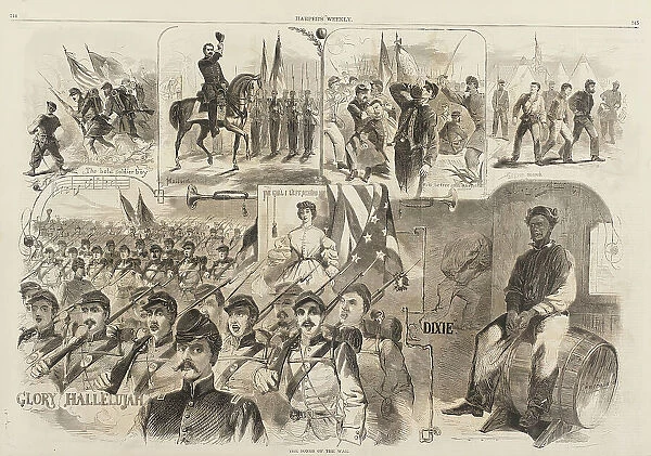 The Songs of the War, 1861. Creator: Unknown