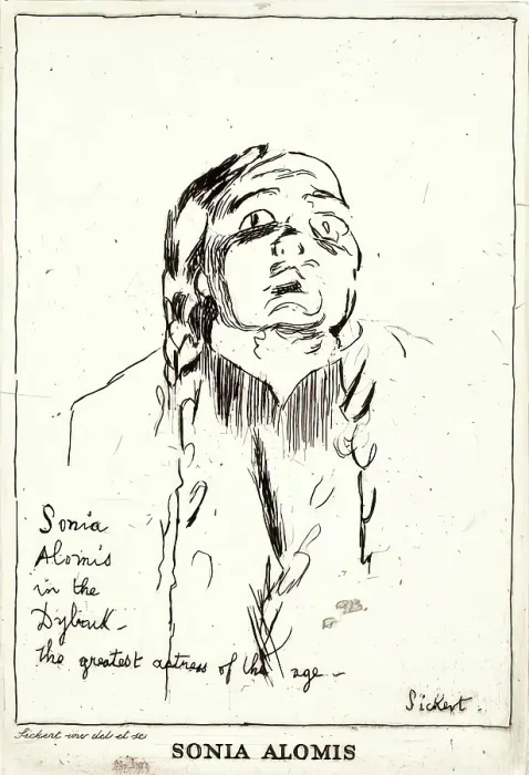 Framed Print : Sonia Alomis, c1922. Creator: Walter Richard Sickert Framed Print : Sonia Alomis, c1922. Creator: Walter Richard Sickert