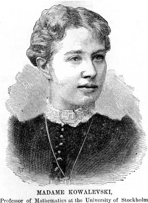 Framed Print : Sonia (Sophie) Kowalevski, Russian mathematician, 1888