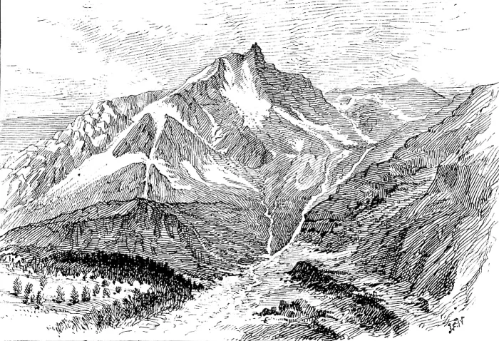 Framed Print : The Sonnblick Mountain, in the Austrian Alps, 10, 154 feet high, 1890. Creator: Unknown Framed Print : The Sonnblick Mountain, in the Austrian Alps, 10, 154 feet high, 1890. Creator: Unknown