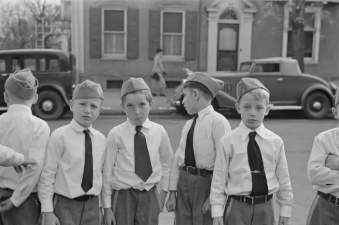 Framed Print : Sons of American Legion, Bethlehem, Pennsylvania, 1935. Creator: Walker Evans Framed Print : Sons of American Legion, Bethlehem, Pennsylvania, 1935. Creator: Walker Evans