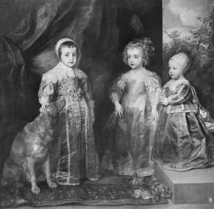 Framed Print : The three sons of Charles I, King of England, 1630s. Artist: Anthony van Dyck Framed Print : The three sons of Charles I, King of England, 1630s. Artist: Anthony van Dyck