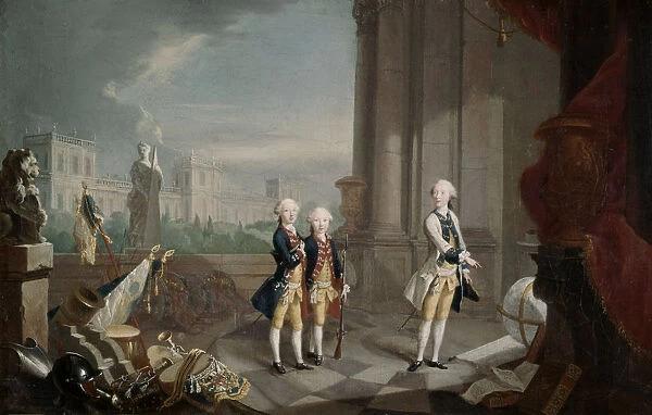 The Sons of Frederick II of Hesse-Kassel Landgrave, (1770-1829?). Artist: Johann Heinrich Wilhelm Tischbein