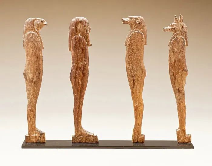 Framed Print : Four Sons of Horus, 26th dynasty (c.664-525 B.C.). Creator: Unknown Framed Print : Four Sons of Horus, 26th dynasty (c.664-525 B.C.). Creator: Unknown