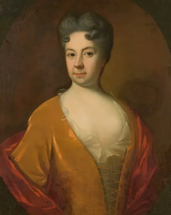 Framed Print : Sophia Elisabet Weber, 1659-1730, married to Elias Brenner, c18th century. Creator: Georg Engelhard Schroder Framed Print : Sophia Elisabet Weber, 1659-1730, married to Elias Brenner, c18th century. Creator: Georg Engelhard Schroder