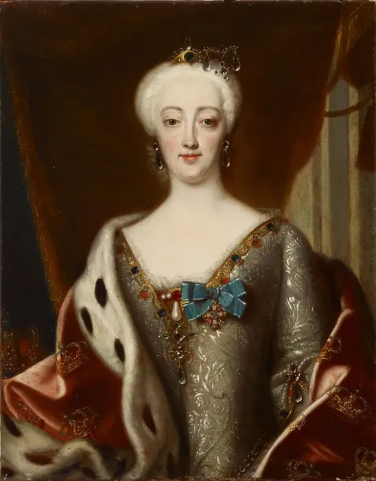 Framed Print : Sophie Magdalene of Brandenburg-Kulmbach (1700-1770), queen of Denmark and Norway. Creator: Wahl; Johann Salomon (1689-1765) Framed Print : Sophie Magdalene of Brandenburg-Kulmbach (1700-1770), queen of Denmark and Norway. Creator: Wahl; Johann Salomon (1689-1765)