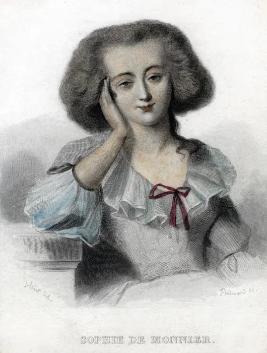 Framed Print : Sophie de Monnier, 19th century. Artist: Ferdinand Framed Print : Sophie de Monnier, 19th century. Artist: Ferdinand