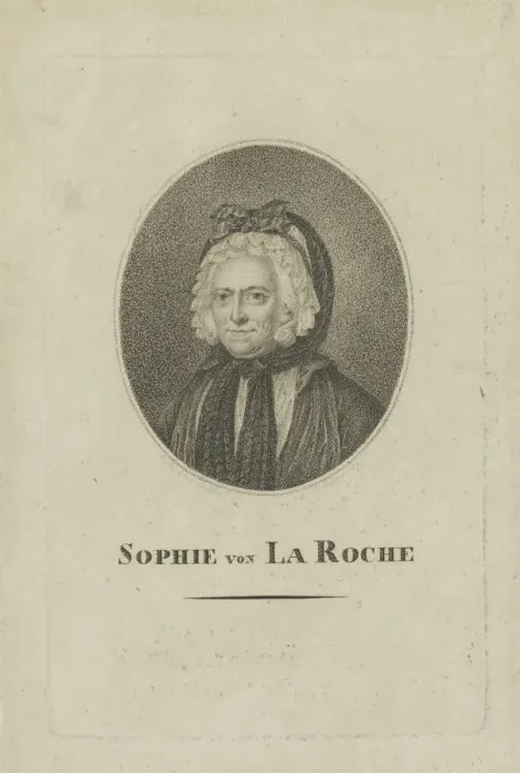 Framed Print : Sophie von La Roche, nee Gutermann von Gutershofen (1730-1807), c. 1800. Creator: Anonymous Framed Print : Sophie von La Roche, nee Gutermann von Gutershofen (1730-1807), c. 1800. Creator: Anonymous