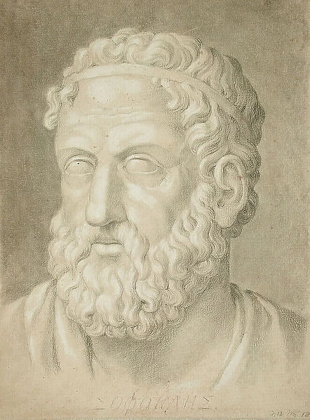 Sophocles, between 1800 and 1899. Creator: Unknown