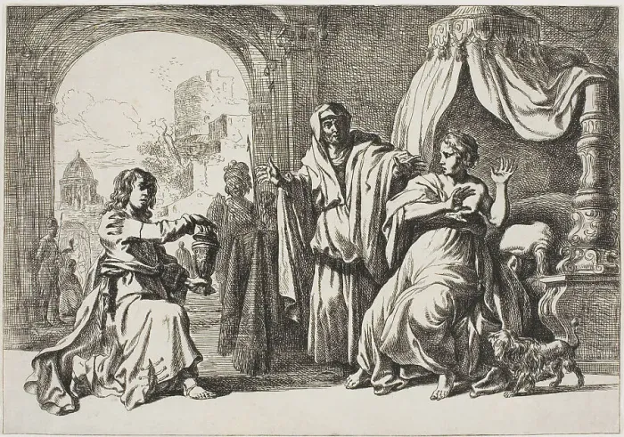 Framed Print : Sophonisba Receiving the Poisoned Cup, n.d. Creator: Pieter Lastman Framed Print : Sophonisba Receiving the Poisoned Cup, n.d. Creator: Pieter Lastman
