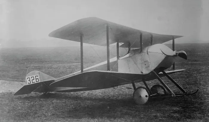 Framed Print : Sopwith [Tabloid] biplane, between c1910 and c1915. Creator: Bain News Service