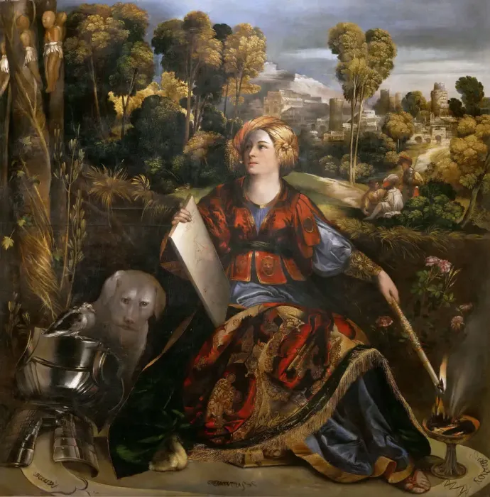 Framed Print : The sorceress Melissa, ca 1521-1525 Framed Print : The sorceress Melissa, ca 1521-1525