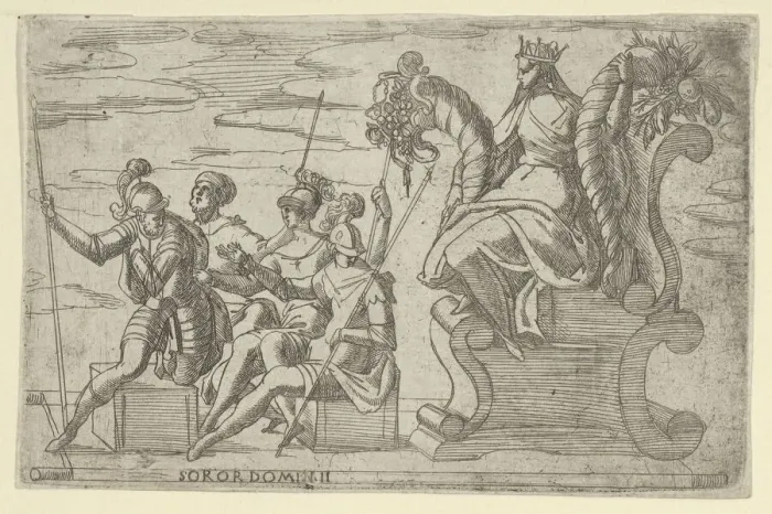 Framed Print : Soror Domin Il, 16th century. 16th century. Creator: Anon Framed Print : Soror Domin Il, 16th century. 16th century. Creator: Anon