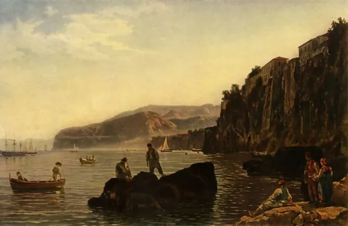 Framed Print : Sorrento, 1828, (1965). Creator: Sil vestr Shchedrin Framed Print : Sorrento, 1828, (1965). Creator: Sil vestr Shchedrin