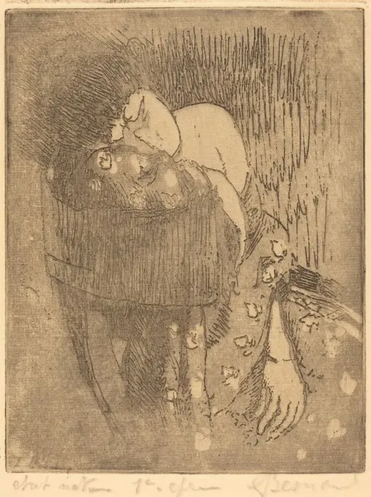 Framed Print : Sorrow (Chagrin), 1919. Creator: Paul Albert Besnard Framed Print : Sorrow (Chagrin), 1919. Creator: Paul Albert Besnard