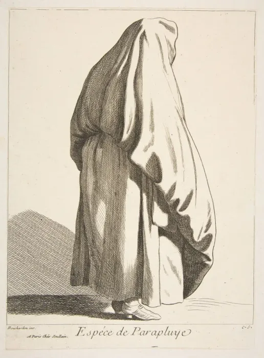 Framed Print : A Sort of Umbrella, 1746. Creator: Caylus, Anne-Claude-Philippe de Framed Print : A Sort of Umbrella, 1746. Creator: Caylus, Anne-Claude-Philippe de