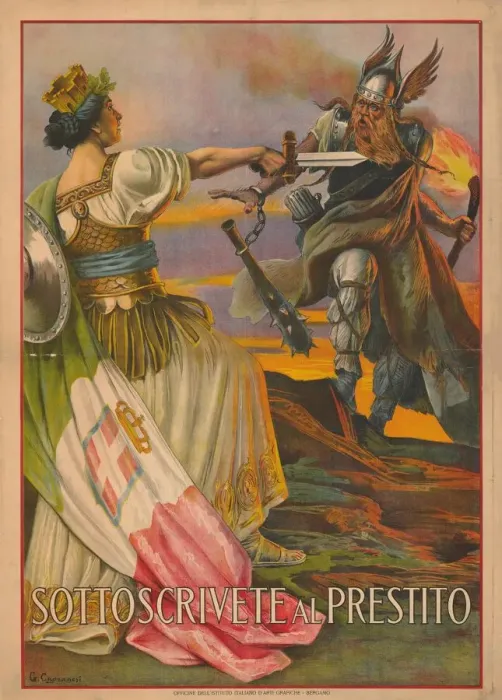 Framed Print : Sottoscrivete al prestito (Signed quickly), 1917 Framed Print : Sottoscrivete al prestito (Signed quickly), 1917