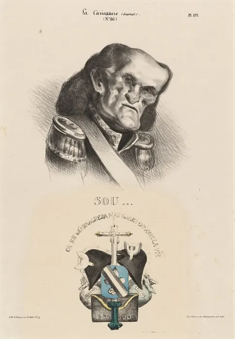 Framed Print : Sou... 1832. Creator: Honore Daumier Framed Print : Sou... 1832. Creator: Honore Daumier