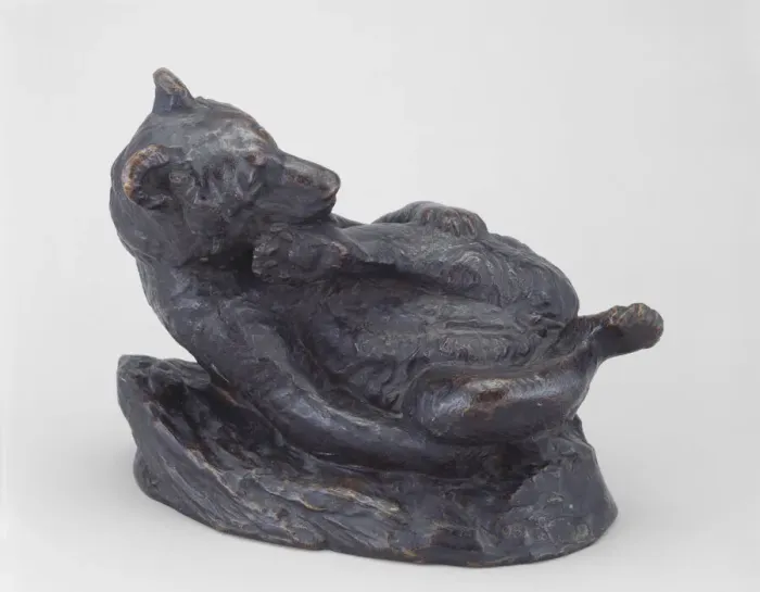 Framed Print : The Soul of Contentment (Black Bear), Modeled 1886, cast 1886 / 99. Creator: Edward Kemeys Framed Print : The Soul of Contentment (Black Bear), Modeled 1886, cast 1886 / 99. Creator: Edward Kemeys