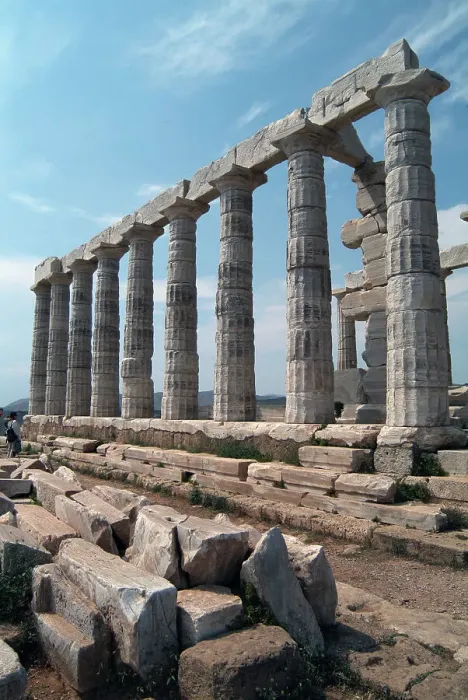 Framed Print : Sounion, Greece, 2003. Creator: Ethel Davies Framed Print : Sounion, Greece, 2003. Creator: Ethel Davies