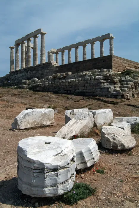 Framed Print : Sounion, Greece, 2003. Creator: Ethel Davies Framed Print : Sounion, Greece, 2003. Creator: Ethel Davies