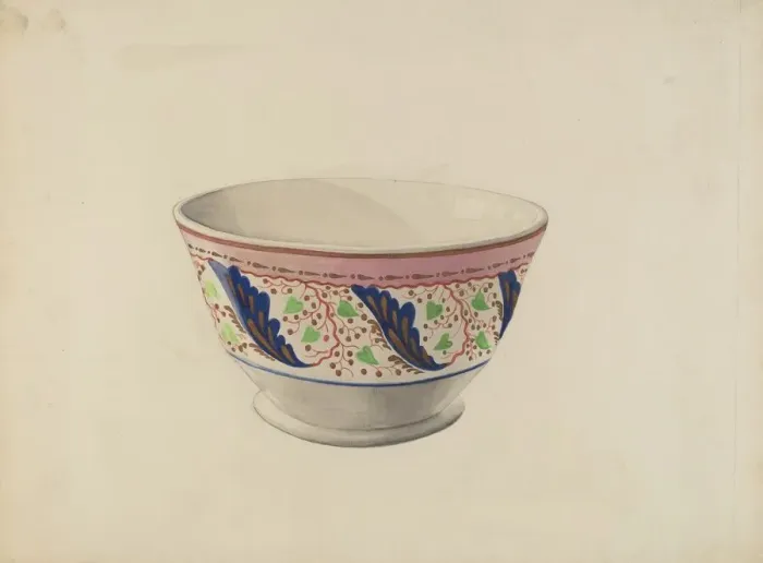 Framed Print : Soup Bowl, c. 1936. Creator: William Kerby Framed Print : Soup Bowl, c. 1936. Creator: William Kerby