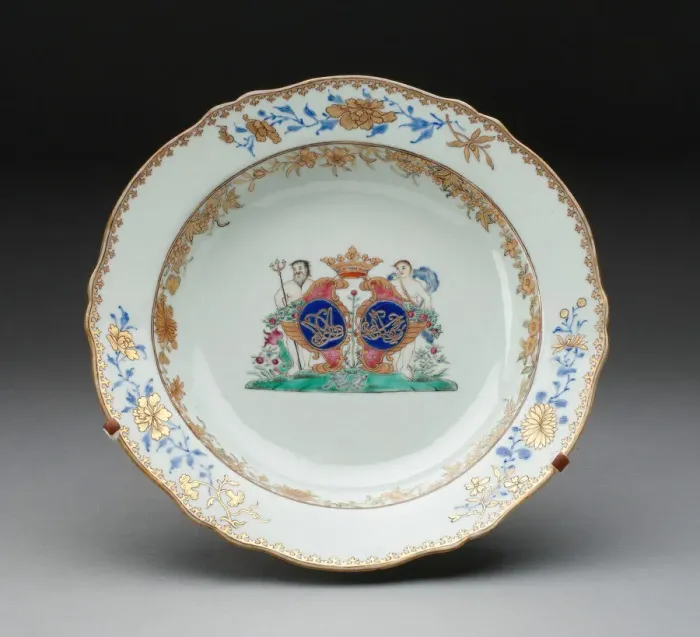 Framed Print : Soup Bowl, Jingdezhen, c. 1745. Creator: Jingdezhen Porcelain Framed Print : Soup Bowl, Jingdezhen, c. 1745. Creator: Jingdezhen Porcelain
