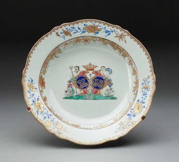 Soup Bowl, Jingdezhen, c. 1745. Creator: Jingdezhen Porcelain