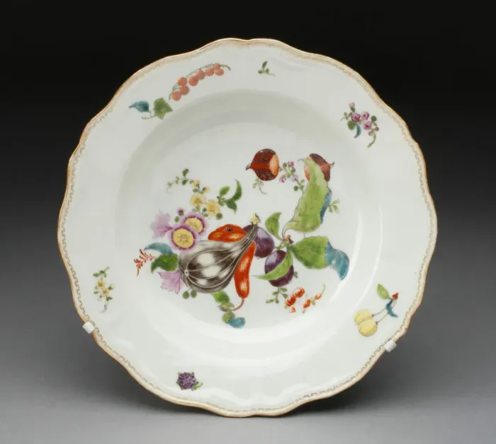 Framed Print : Soup Bowl, Jingdezhen, c. 1750. Creator: Jingdezhen Porcelain Framed Print : Soup Bowl, Jingdezhen, c. 1750. Creator: Jingdezhen Porcelain