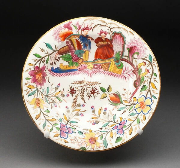 Soup Plate, Pinxton, c. 1800. Creator: Pinxton Porcelain Factory