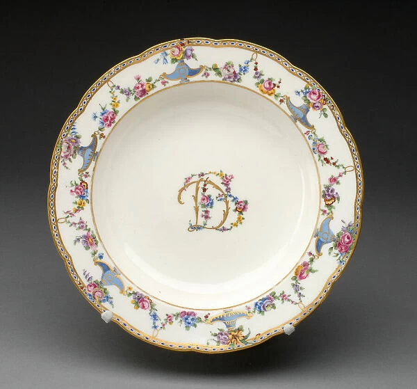 Soup Plate, Sevres, 1771. Creators: Sevres Porcelain Manufactory