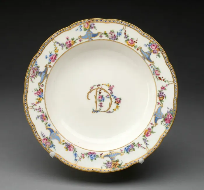 Framed Print : Soup Plate, Sevres, 1771. Creators: Sevres Porcelain Manufactory Framed Print : Soup Plate, Sevres, 1771. Creators: Sevres Porcelain Manufactory