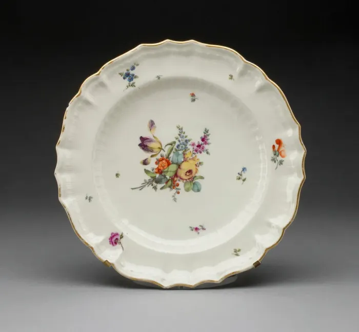 Framed Print : Soup Plate, Zürich, c. 1775. Creator: Unknown Framed Print : Soup Plate, Zürich, c. 1775. Creator: Unknown