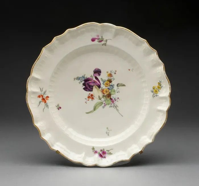 Framed Print : Soup Plate, Zürich, c. 1775. Creator: Unknown Framed Print : Soup Plate, Zürich, c. 1775. Creator: Unknown
