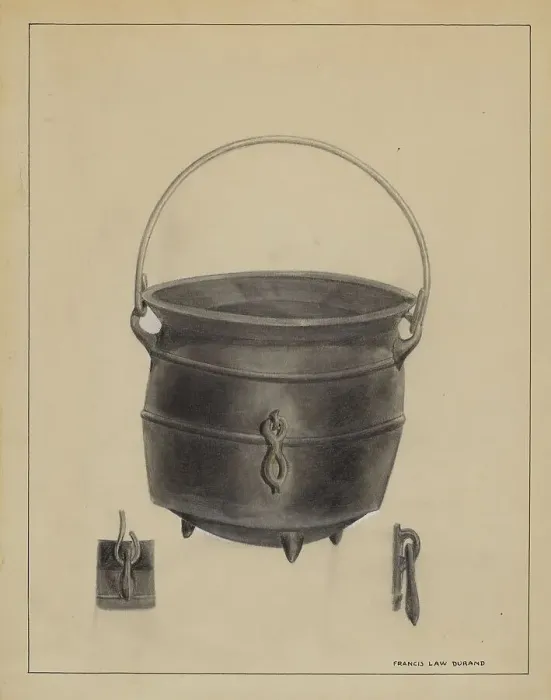 Framed Print : Soup Pot, c. 1936. Creator: Francis Law Durand Framed Print : Soup Pot, c. 1936. Creator: Francis Law Durand